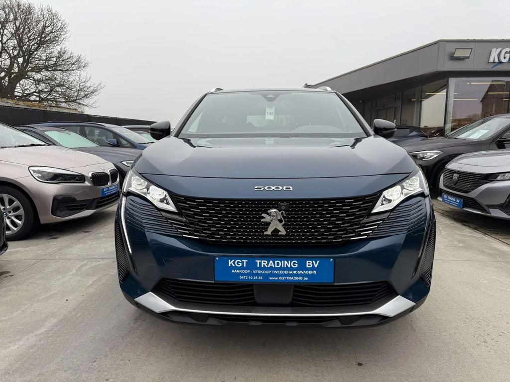 Peugeot 5008 1.2i GT AUTOMAAT 7 ZIT FOCAL ZWART LEDER CARPLA, Cuir, Achat, Euro 6, Entreprise