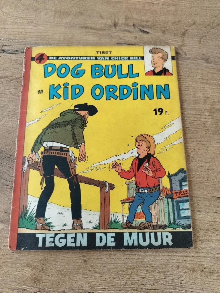 Dog bull 4 1ste druk 1959 lombard kuifje, Enlèvement ou Envoi