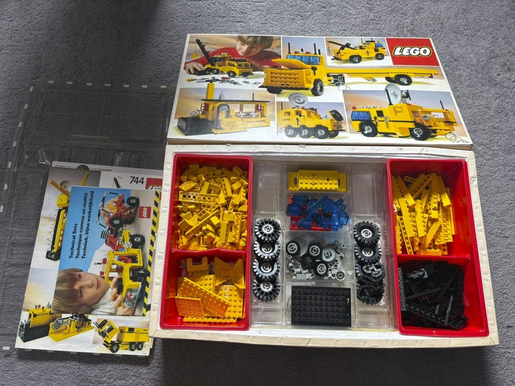 LEGO Vintage Set 744 – Set complet et vérifié ! ️, Gebruikt, Lego, Ophalen of Verzenden, Compleet