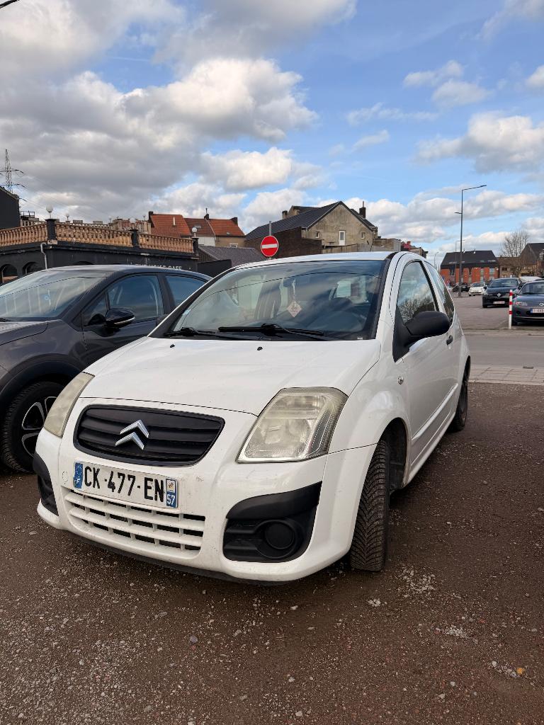 citroën c2 blanche, Autos, Citroën, Euro 5, Achat, 50 kW, Boîte manuelle