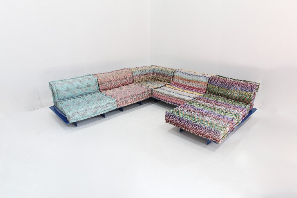 Roche Bobois Mah Jong sofa Missoni design by Hans Hopfer, Enlèvement
