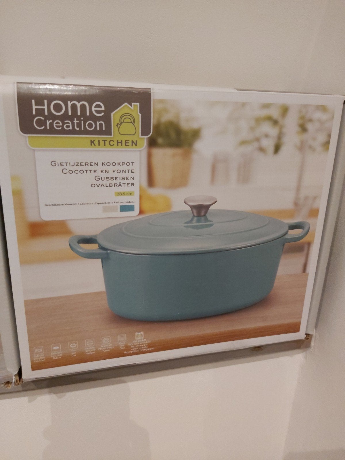 gietijzeren stooffpot nieuw, Huis en Inrichting, Keuken | Potten en Pannen, Geschikt voor inductie, Ophalen, Nieuw, Gietijzer