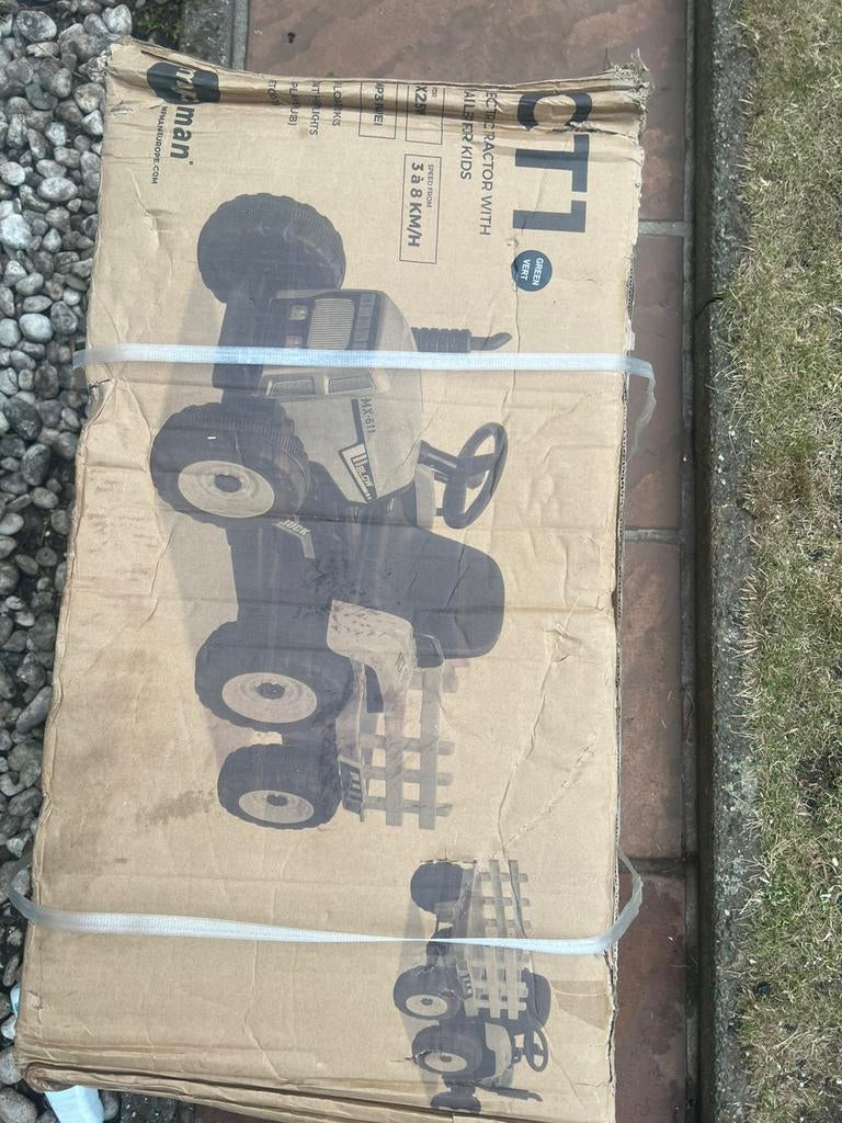 Kinder tractor groen/geel – bijna nieuw – werkt perfect, Kinderen en Baby's, Ophalen, Zo goed als nieuw