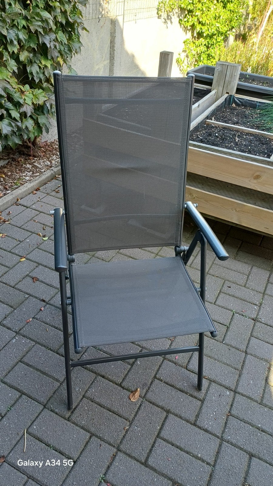 4 tuinstoelen, Tuin en Terras, Ophalen, Zo goed als nieuw