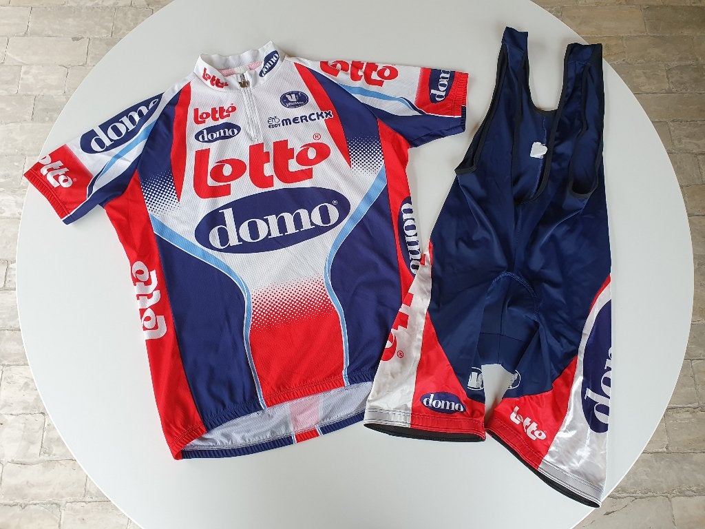 Wielershirt + broek Lotto Domo (Vermarc, XXL-6-54), Ophalen of Verzenden, Gebruikt, Kleding