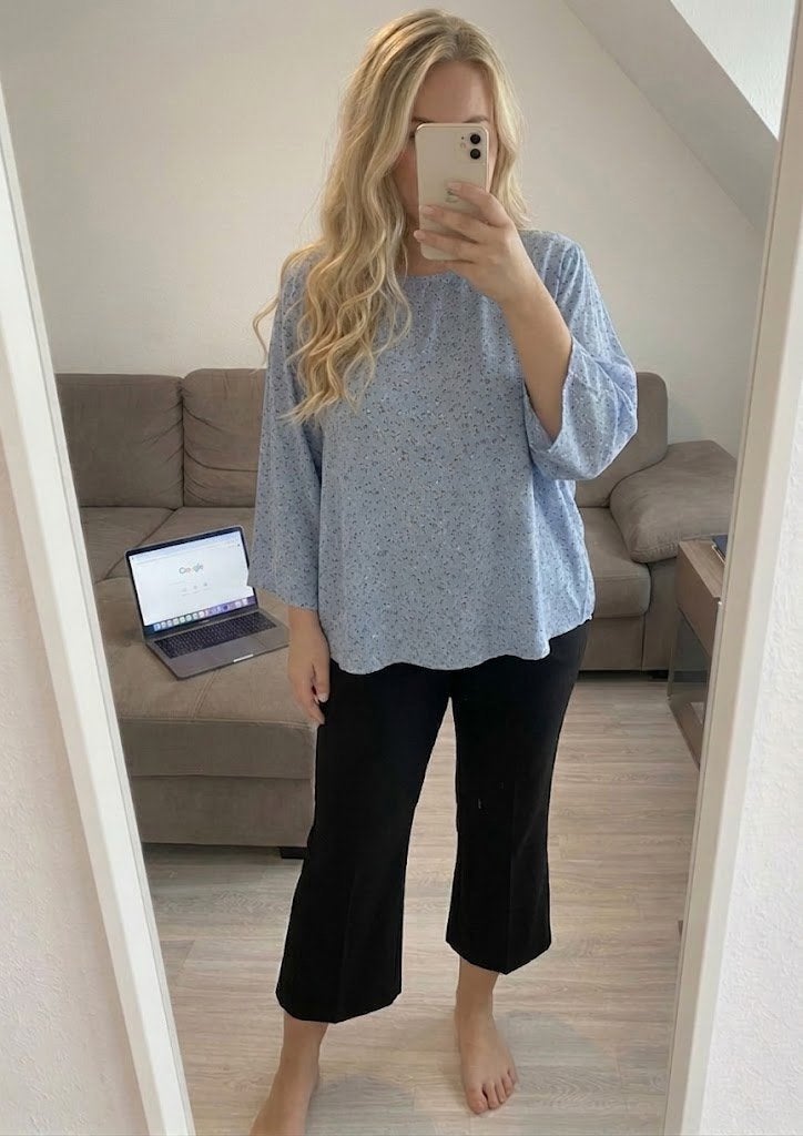 Broek maat 44, Verzenden, Zwart, Maat 42/44 (L), Zo goed als nieuw