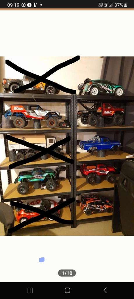 10.rc cars te koop, Ophalen of Verzenden