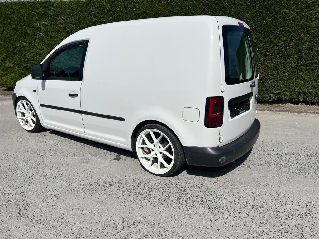 Volkswagen Caddy • 1.6 Diesel • Airco •, Voorwielaandrijving, Euro 6, Wit, Leder