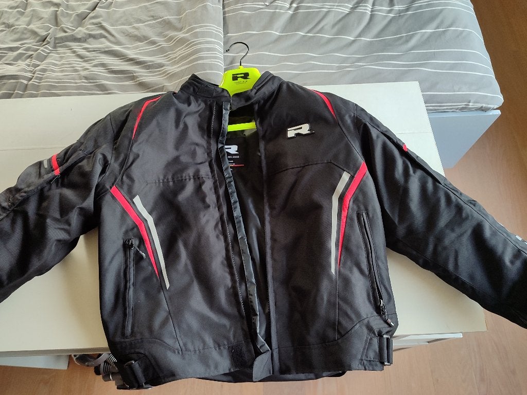 Motorjas Richard maat Large., Ophalen, Jas | textiel, Heren, Nieuw zonder kaartje