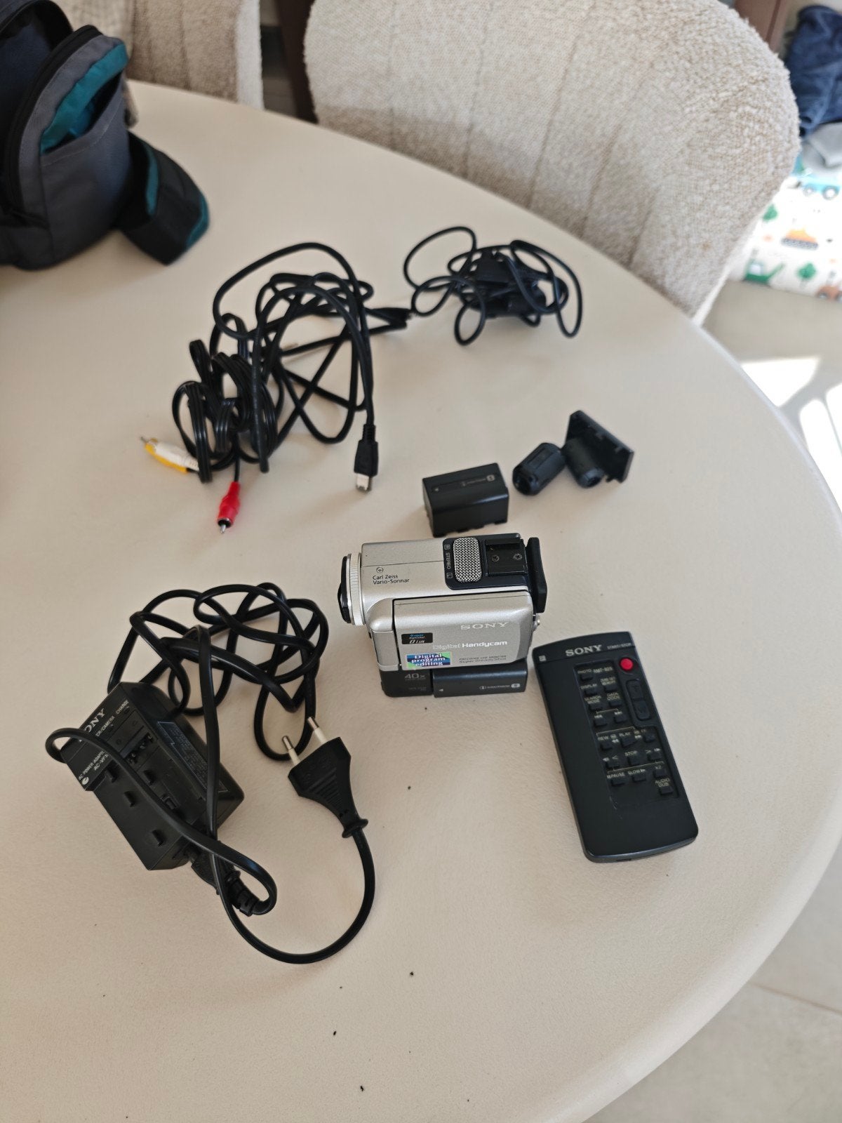 Sony Digital Handycam DCR-PC4E (MiniDV) – complete set, Touchscreen, Ophalen, USB-kabel, Sony
