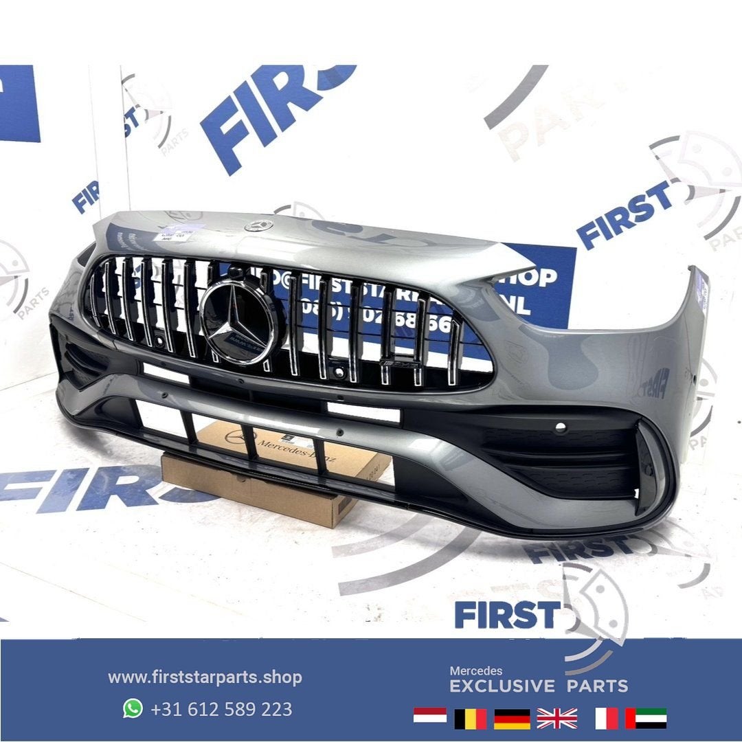 W206 AMG BUMPER C KLASSE A2068858401 C43 VOORBUMPER + PANAME, Gebruikt, -, Voor, Ophalen of Verzenden