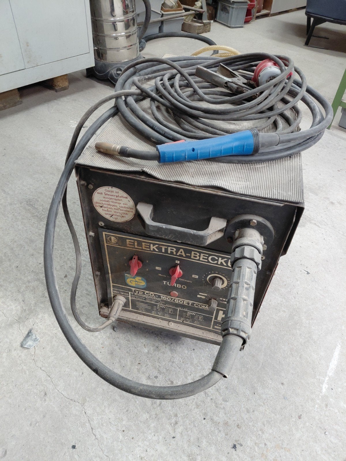 Halfautomaat electra beckum . 160/60, Ophalen