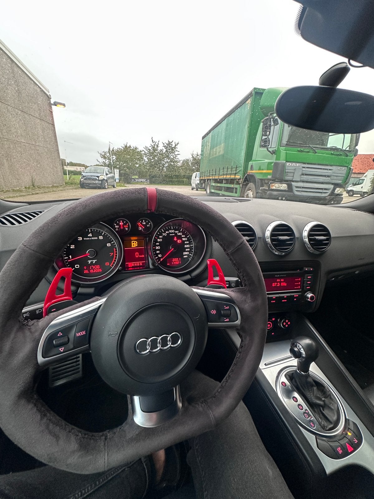 Audi tt 2007 Roadster Cabriolet, Autos, Cuir, Argent ou Gris, Cabriolet, Noir