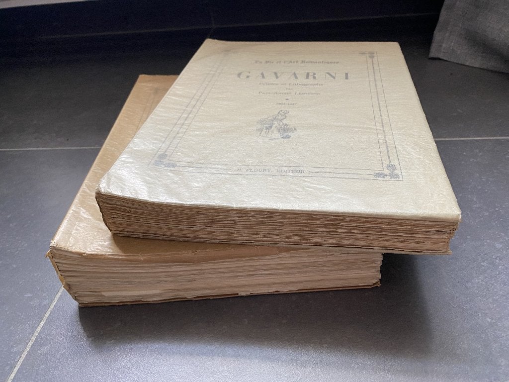 GAVARNI 2 vol. Lemoisne Floury 1924-1928, Enlèvement ou Envoi