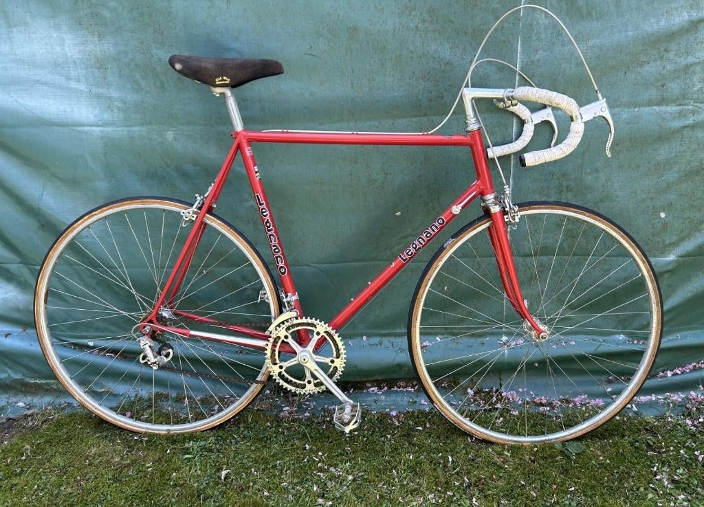 Originele Legnano racefiets met campagnolo, 59 cm ou plus, Enlèvement, Frein sur jante, Années 60 ou plus récent
