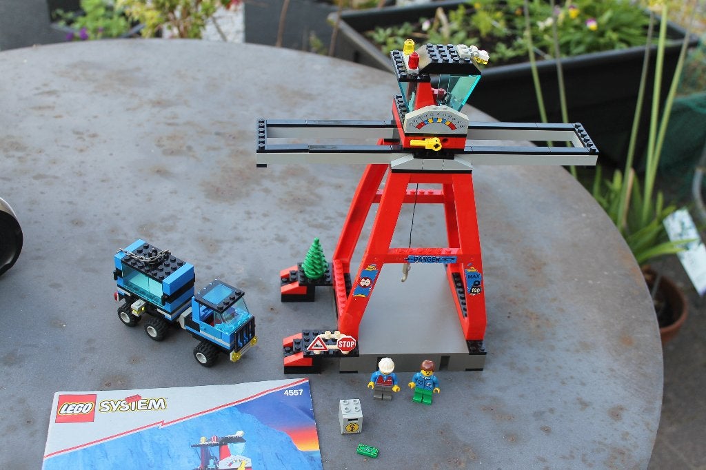 Station de chargement de marchandises LEGO 4557 avec livret, Lego, Ensemble complet, Utilisé, Instructions incluses