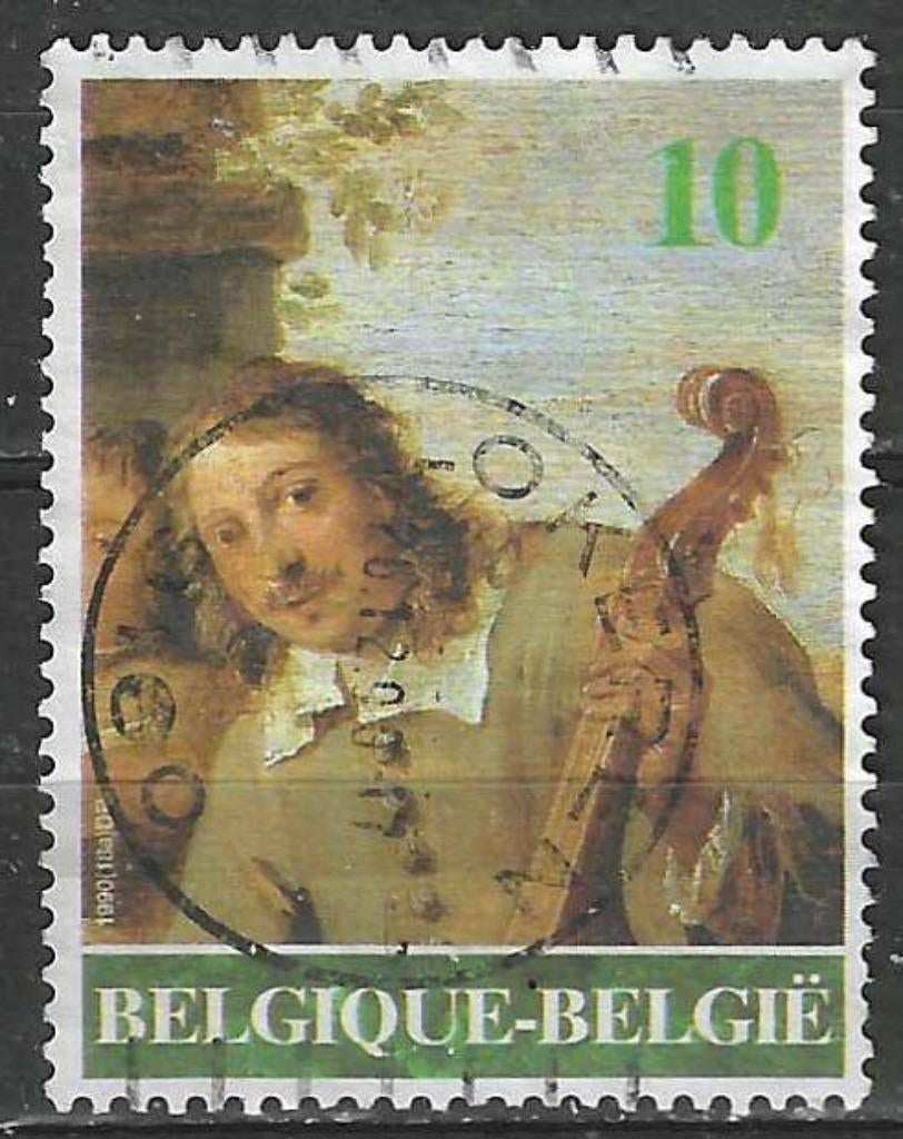 Belgique 1990 - Yvert/OBP 2393 - David Teniers le Jeune (ST), Envoi, Affranchi, Oblitéré, Art