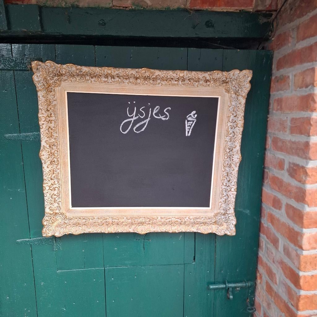 Antieke kader/ krijtbord, Ophalen, Krijtbord