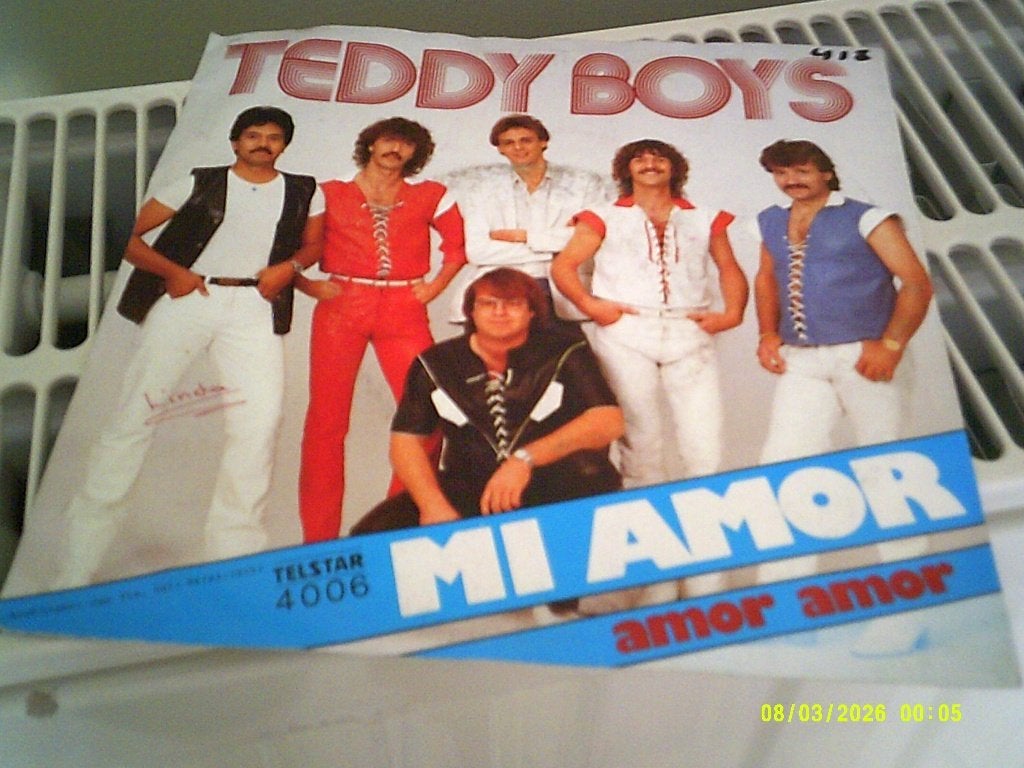 Teddy Boys ‎– Mi Amor vinyl singel (1983)ZGST., 7 inch, Ophalen of Verzenden, Zo goed als nieuw, Levenslied of Smartlap