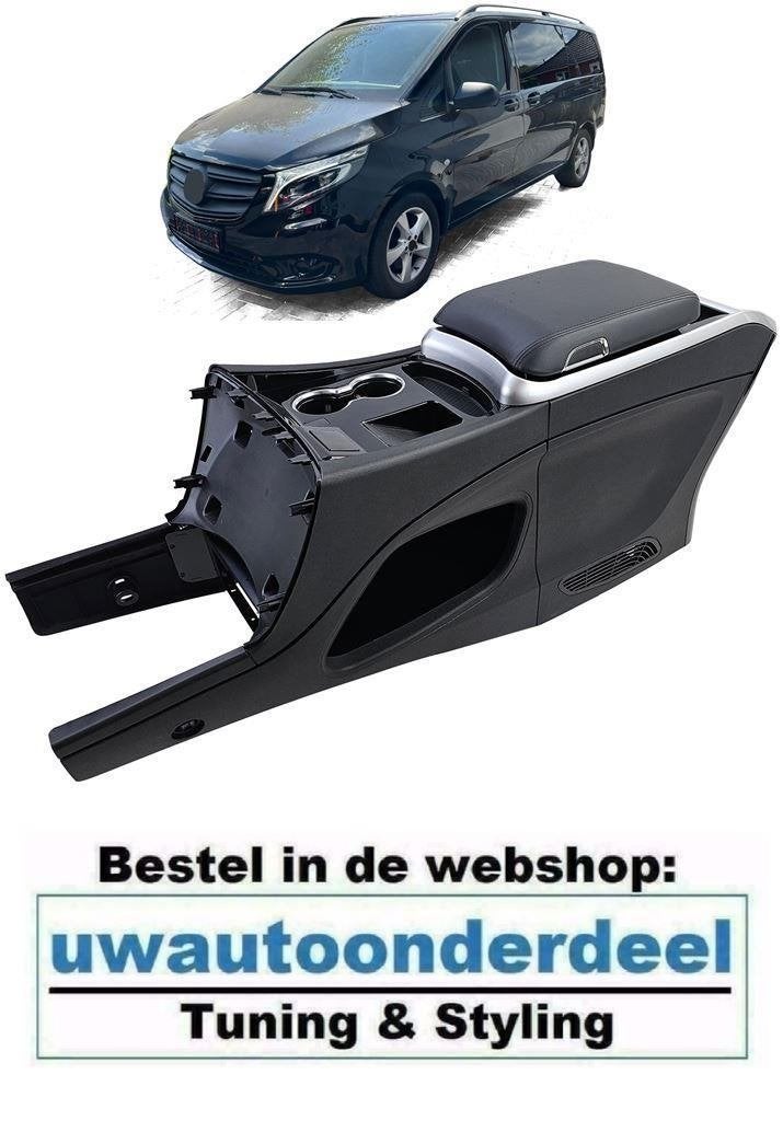 Middenconsole Armsteun Middenarmsteun Zwart Voor MB Vito W44, Envoi
