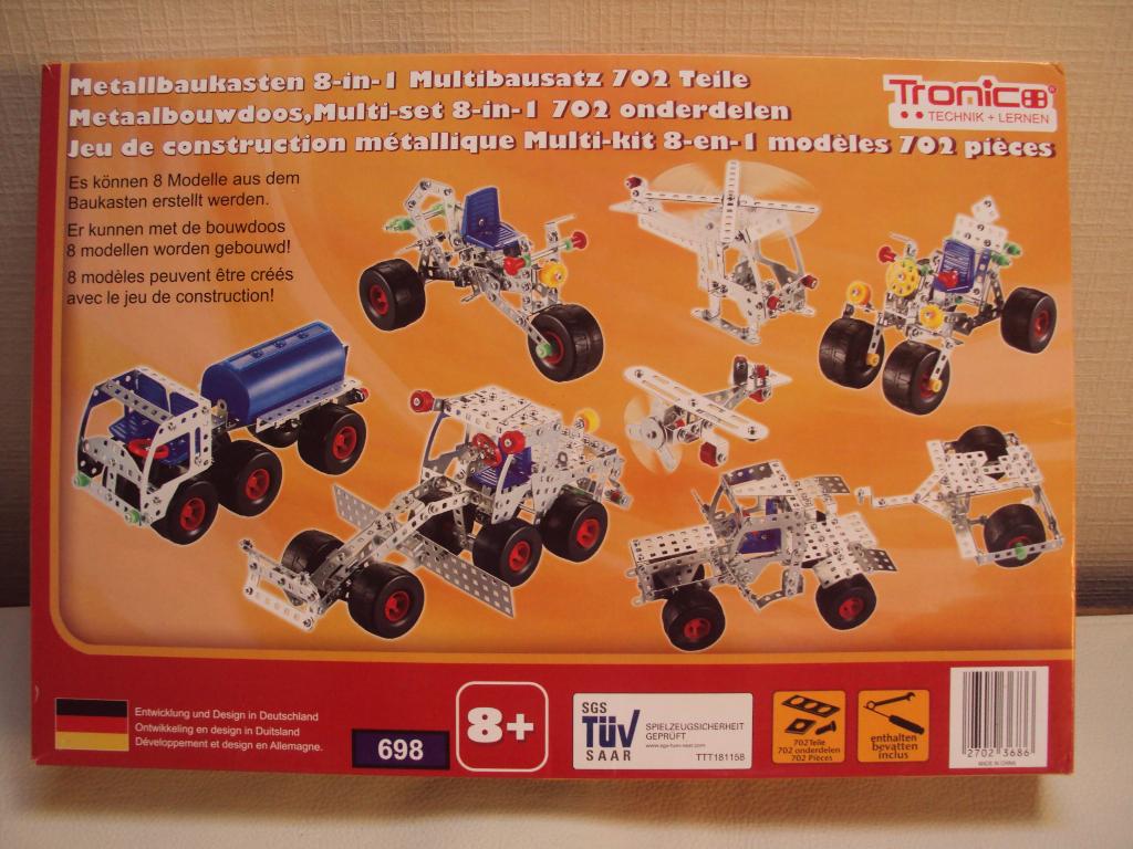 Bouwdoos met onderdelen in metaal (Meccano) NIEUW !, Kinderen en Baby's, Speelgoed | Educatief en Creatief, Ophalen of Verzenden
