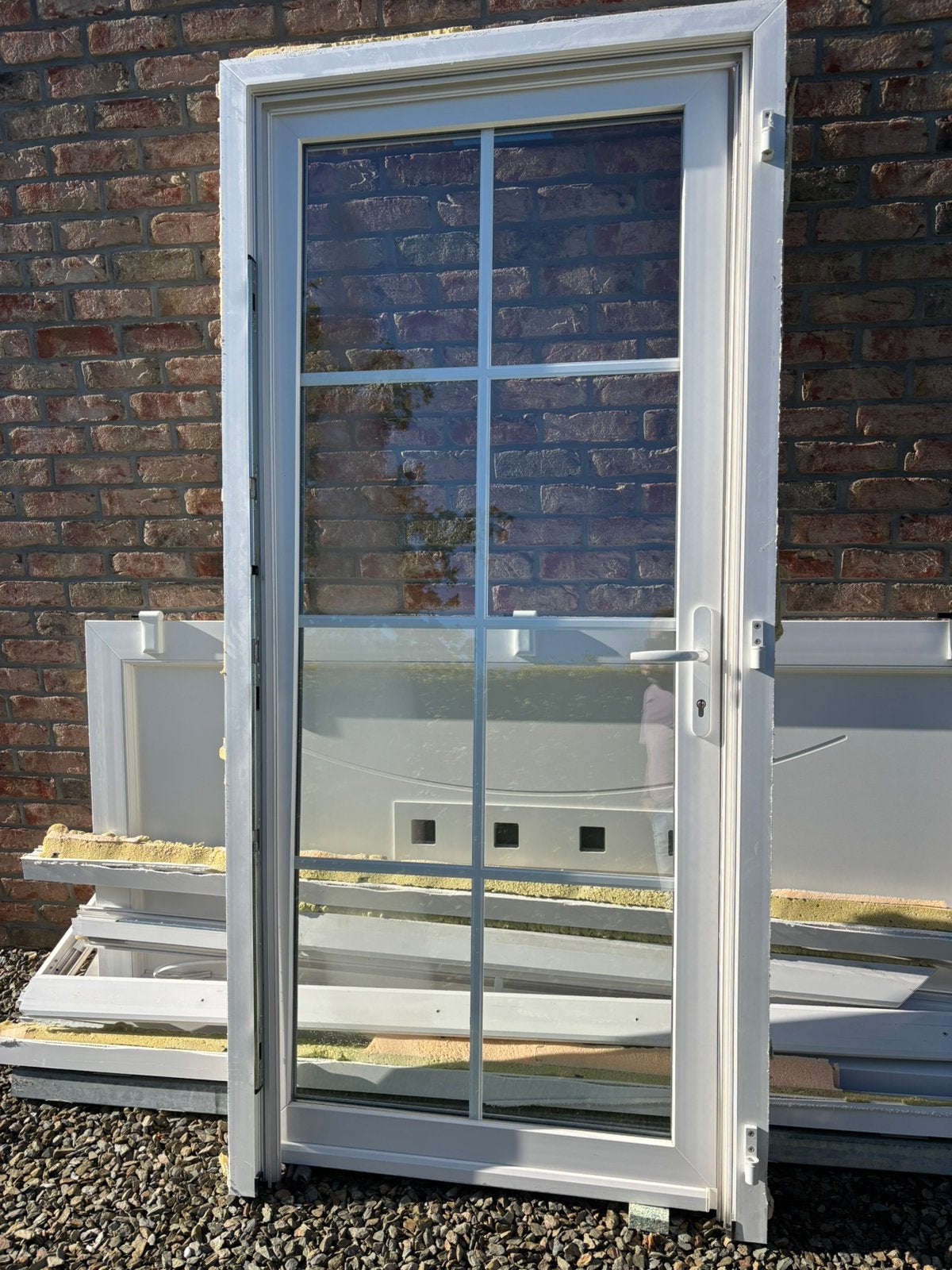 Châssis de porte PVC blanc, Bricolage & Construction, Châssis de fenêtre, 75 à 150 cm, Synthétique, Enlèvement