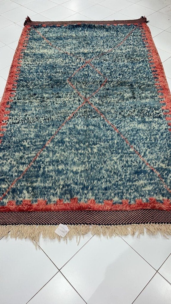 Berber Tapijt, BoHo, Comme neuf, 100 à 150 cm, Rectangulaire
