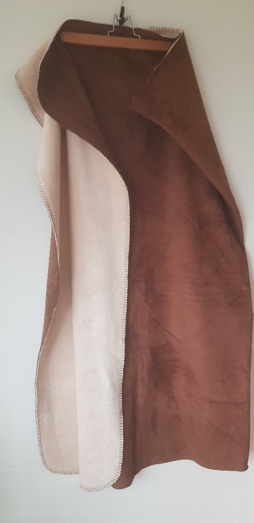 dubbelzijdige plaid, Ophalen of Verzenden, Zo goed als nieuw, Plaid, Polyester