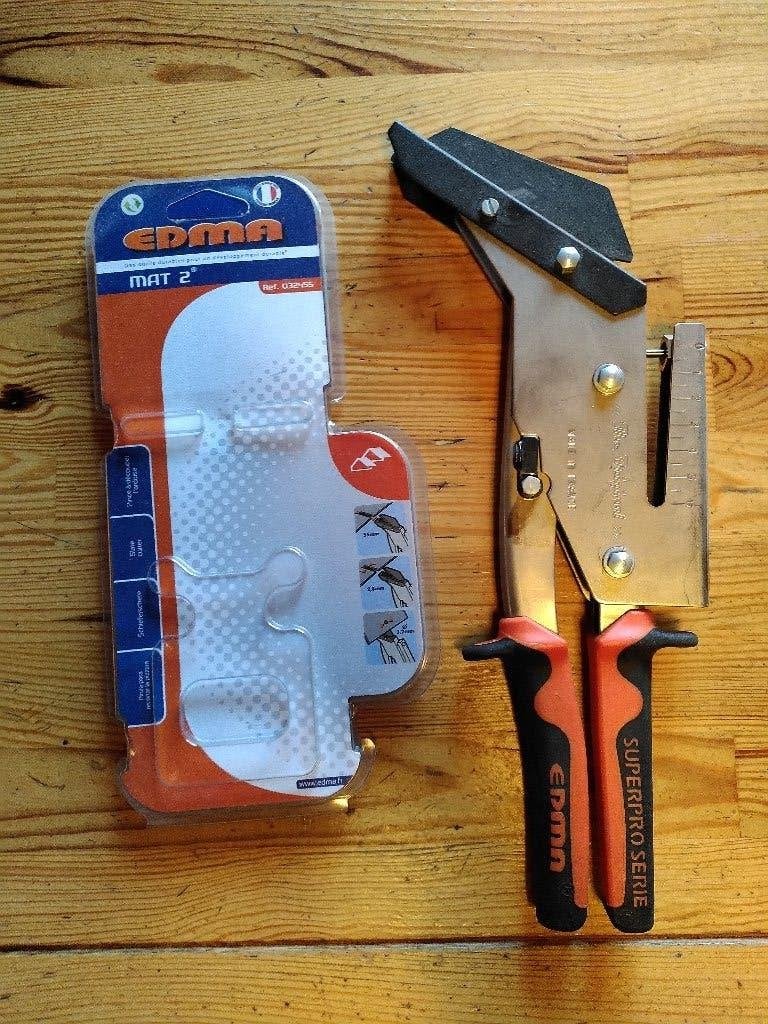 Leienschaar, 1x gebruikt, Bricolage & Construction, Enlèvement, Comme neuf, Outil de coupe