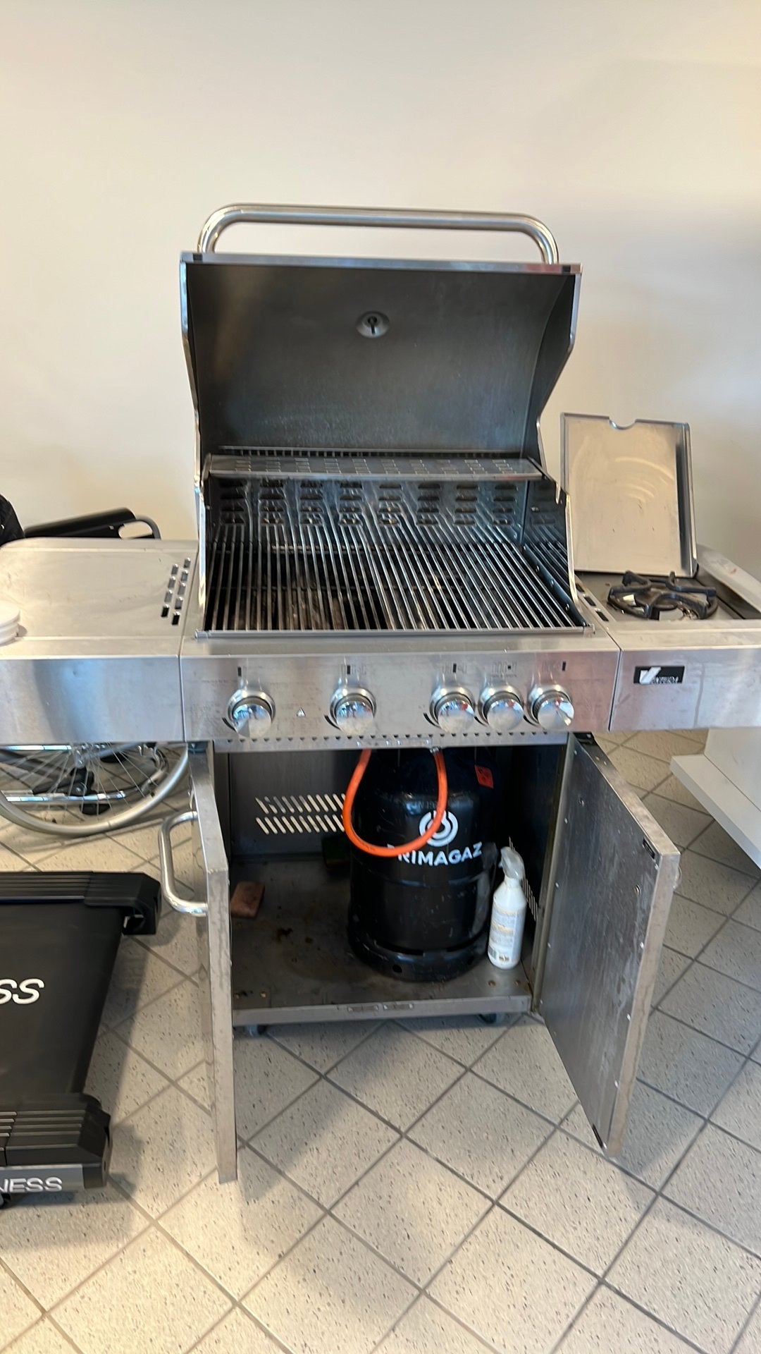 Gas barbequ, Ophalen, Zo goed als nieuw