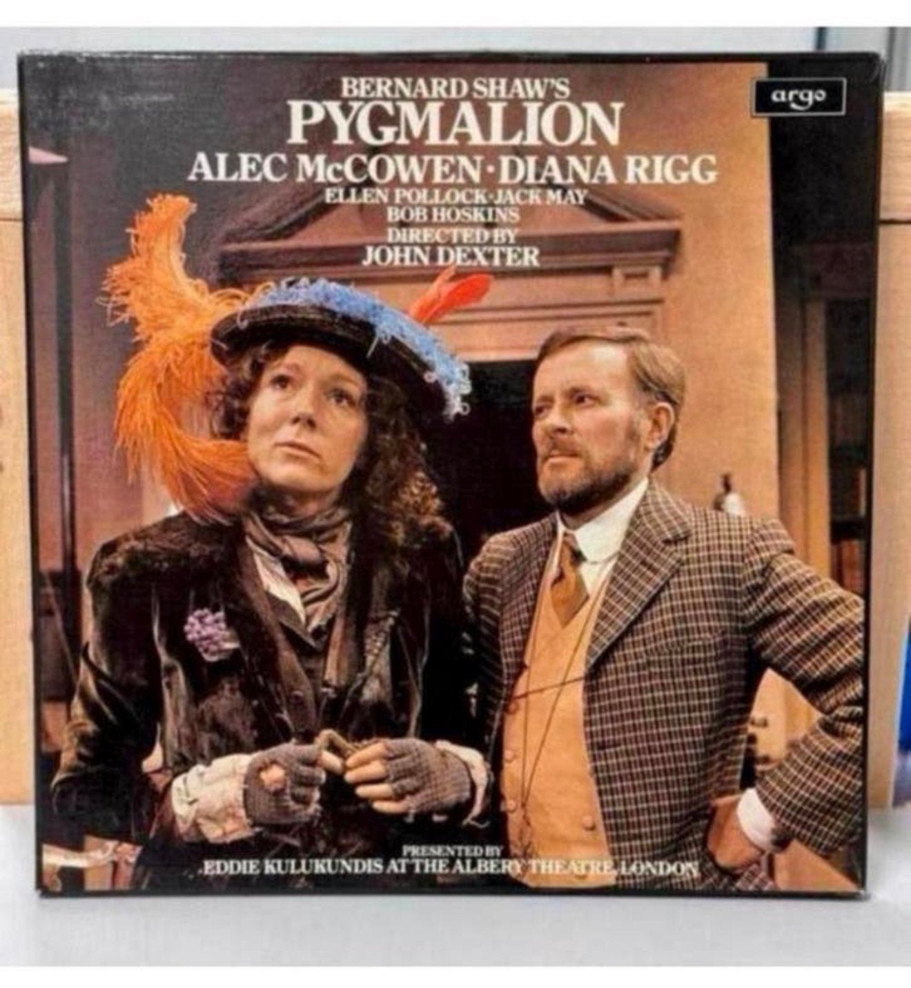 Bernard Shaw Pygmalion Alec McCowen Diana Rigg 1974 boxset, Boxset, Ophalen of Verzenden, Zo goed als nieuw, 12 inch