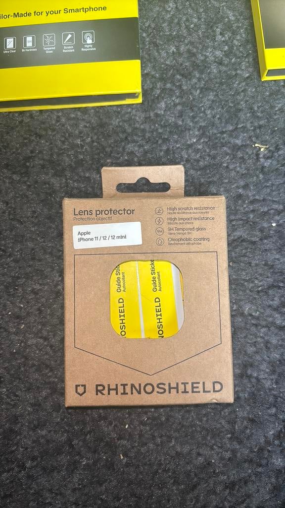 Lentilles de protection Rhino Shield iPhone 11, 12 12 mini, Computers en Software, Antivirus- en Beveiligingssoftware, Ophalen