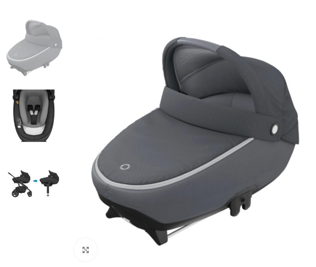 Veiligheidsreiswieg voor baby's - Jade + isofix, Zijbescherming, Zo goed als nieuw, Isofix, Maxi-Cosi