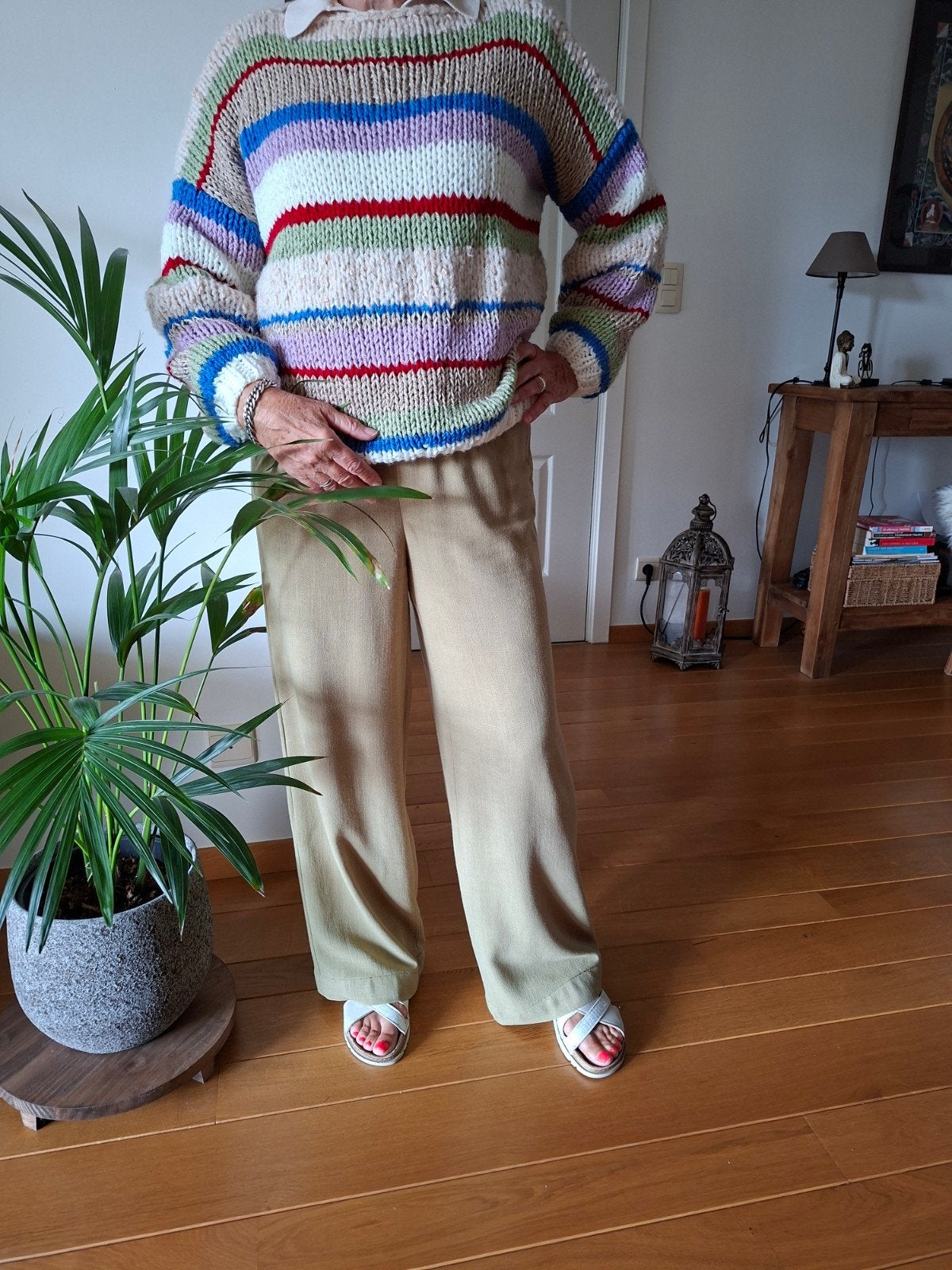 Pull rayé fait main, Vêtements | Femmes, Enlèvement ou Envoi, Neuf, Taille 36 (S)