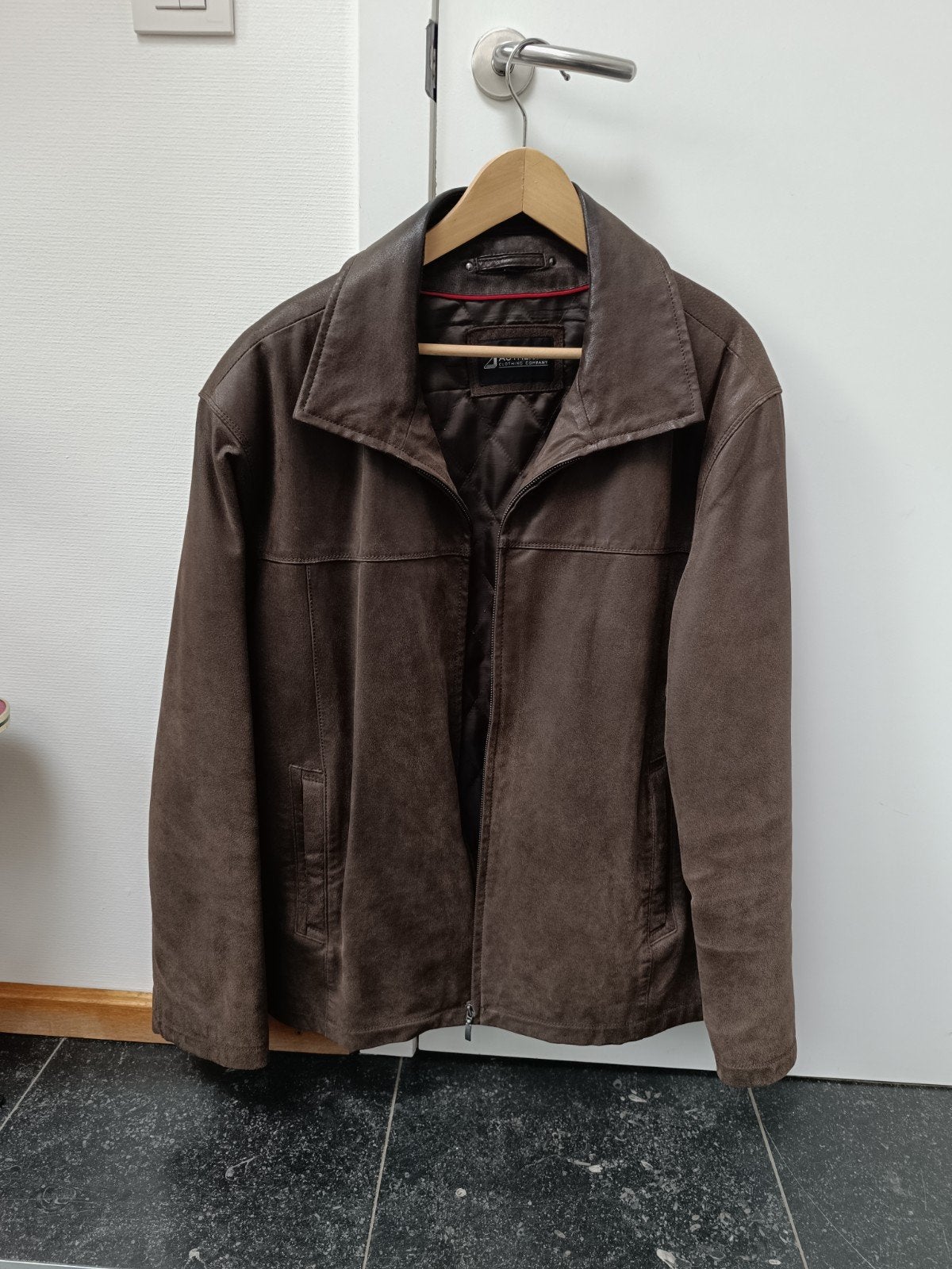 Lederen jas, Ophalen of Verzenden, Maat 56/58 (XL)
