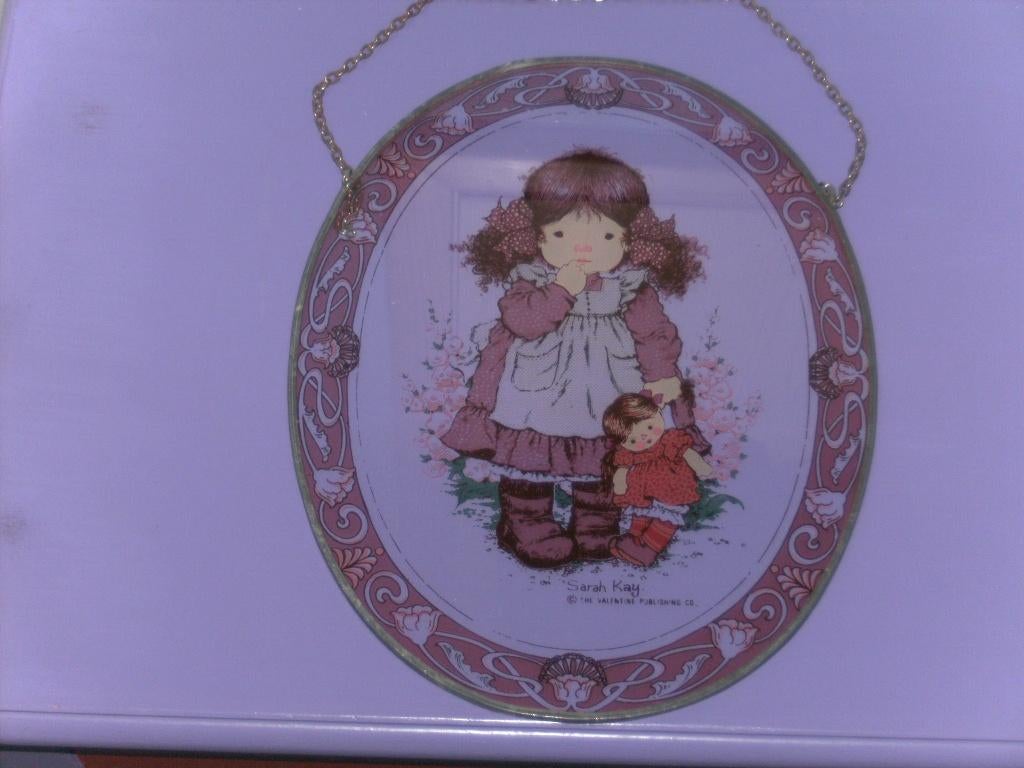 Vintage glasraam van sarah kay., Verzamelen, Ophalen of Verzenden