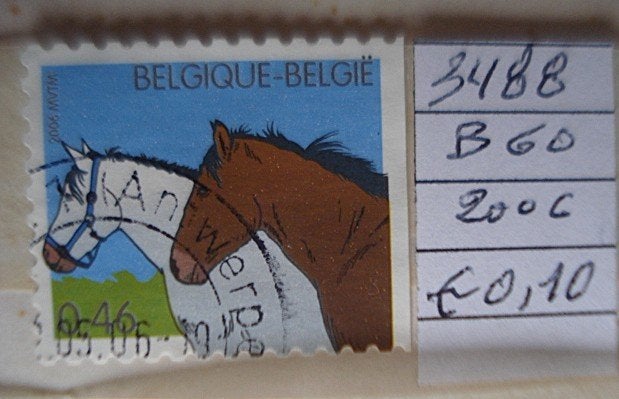 België 3488 (O), Verzenden, Gestempeld, Gestempeld