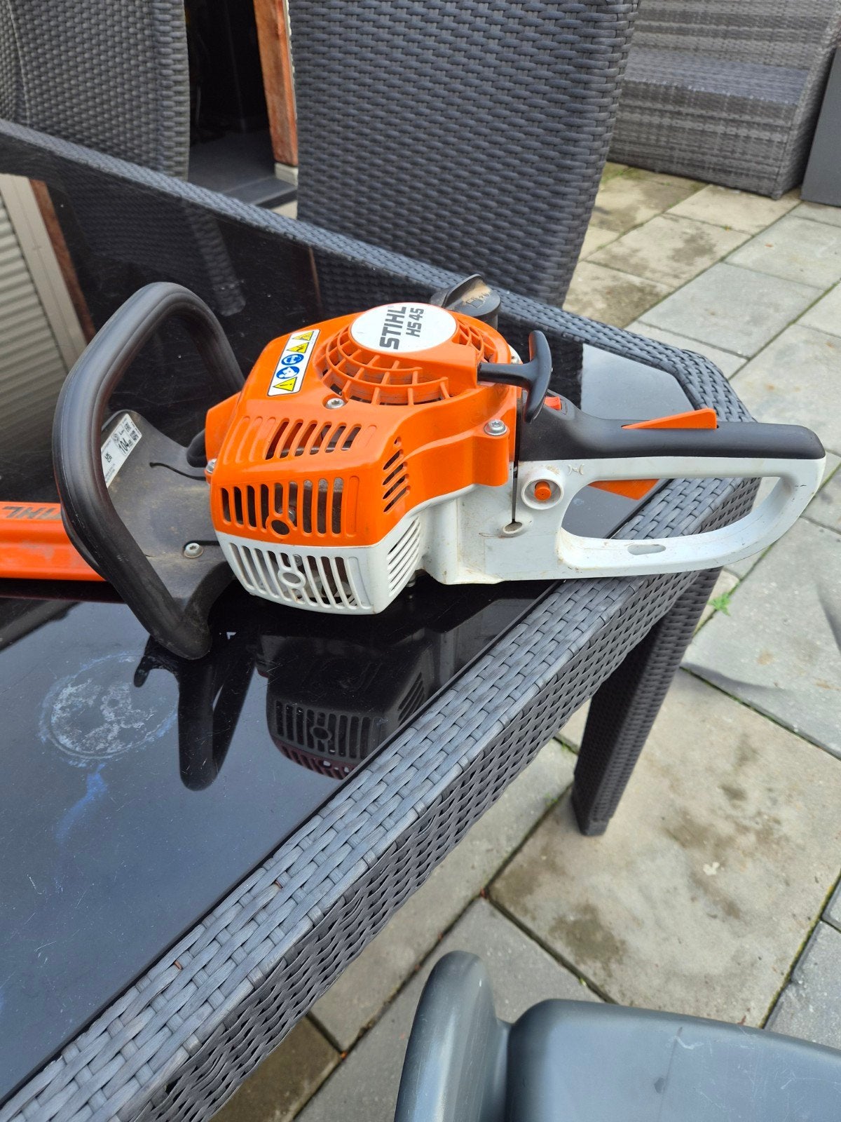 STIHL HS 45 Benzine Heggenschaar, Tuin en Terras, Ophalen, Benzine