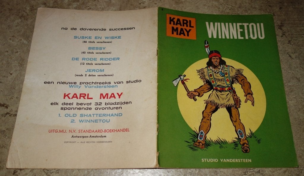 Verzameling strips Karl May - Willy Vandersteen., Boeken, Stripverhalen, Meerdere stripboeken, Ophalen of Verzenden, Gelezen, Willy Vandersteen