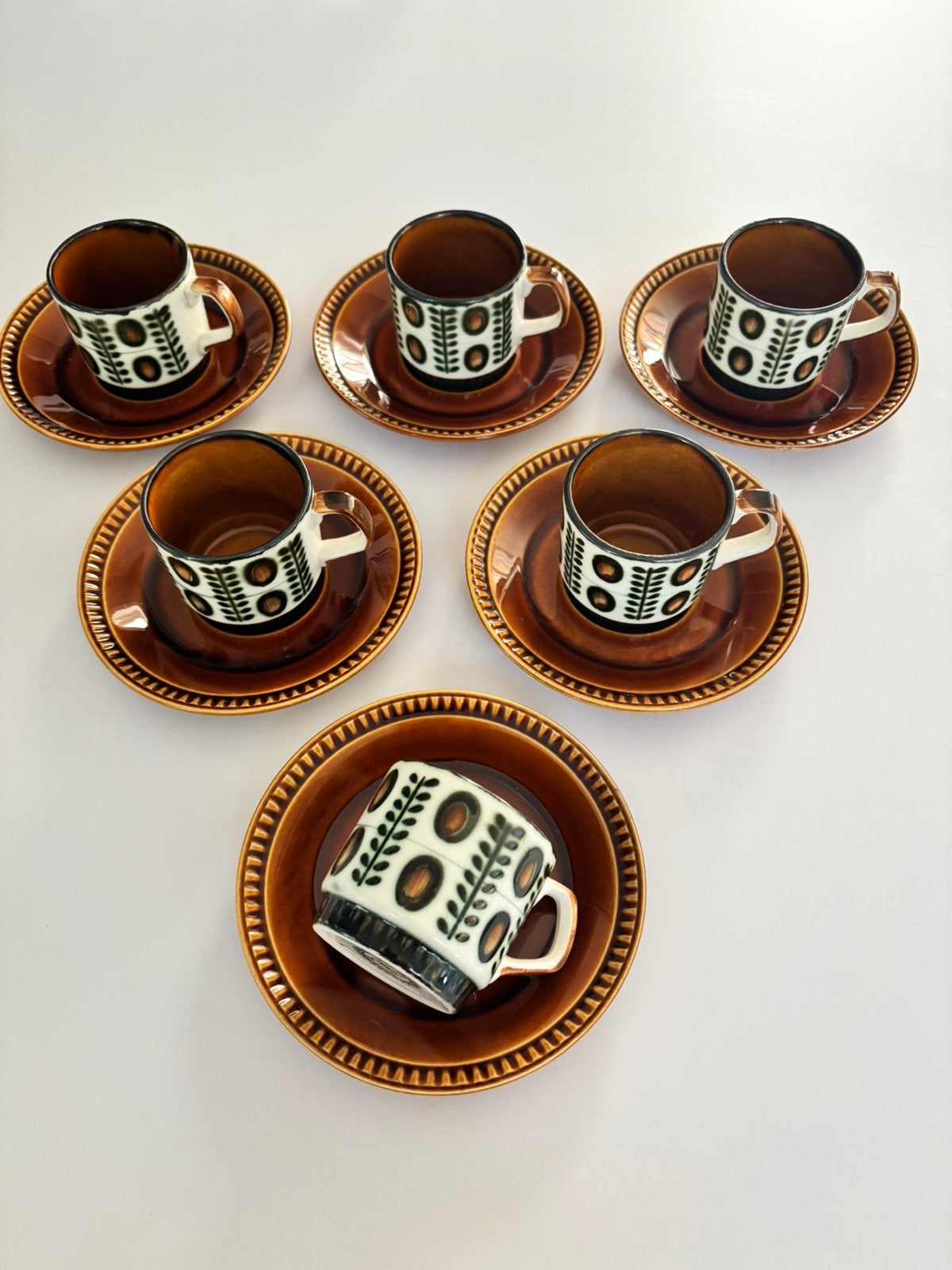 Sachets à expresso de Boch La Louvière Noix, Antiquités & Art, Enlèvement ou Envoi
