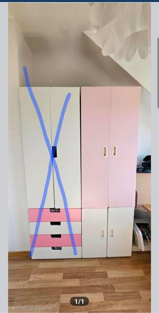 1 armoire ikea, Ophalen