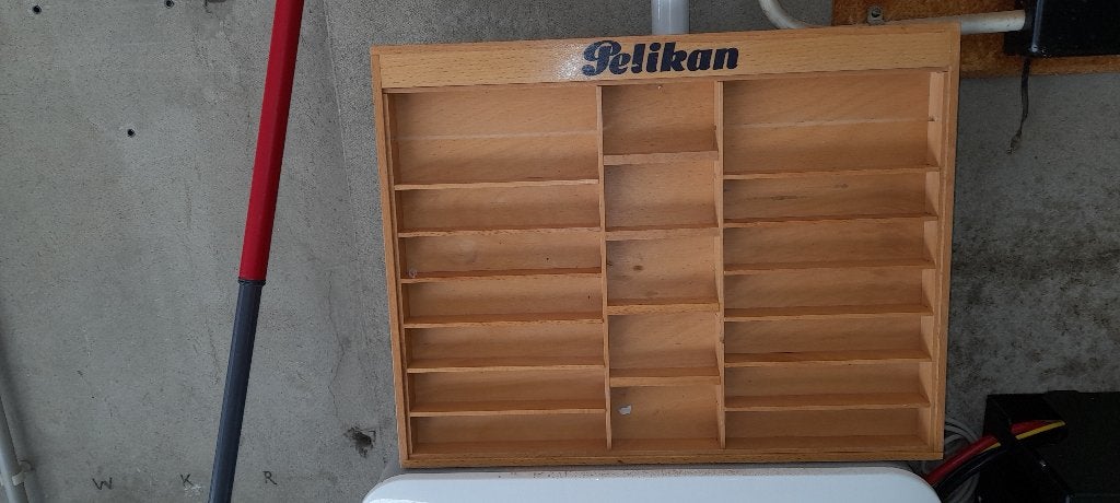 verzamelen display in hout vulpennen stylo's PELICAN, Verzamelen, Ophalen