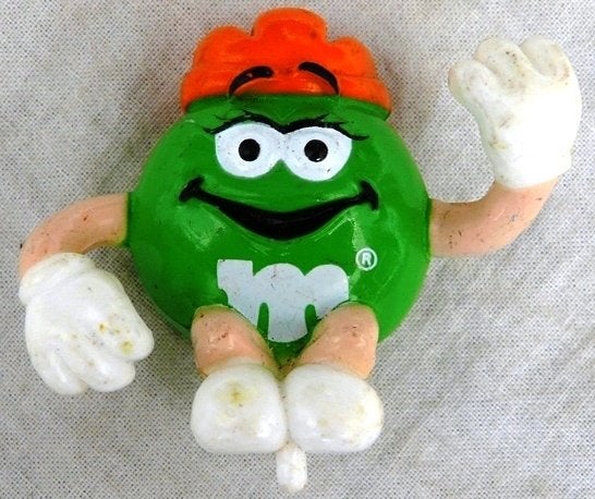Figure / Figuur, Promotie, M&M Candy Green, M&Ms, 1990s.(1), Collections, Enlèvement ou Envoi, Utilisé, Autres types