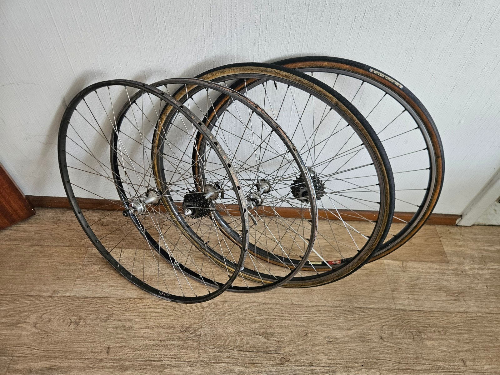 roues à tubes de vélo de route rétro, Vélos & Vélomoteurs, Enlèvement ou Envoi, Utilisé, Roue