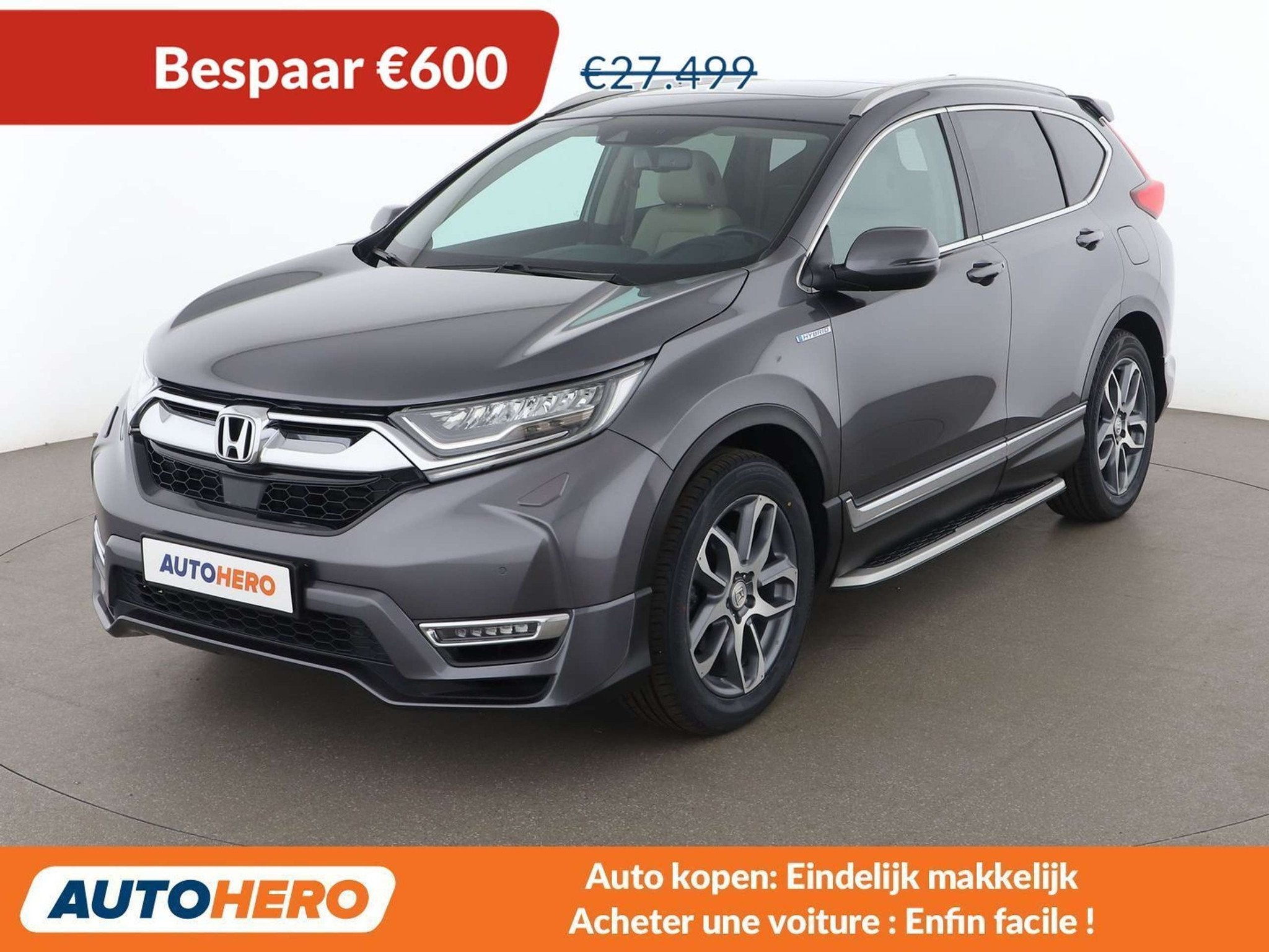 Honda CR-V 2.0 i-MMD Hybrid Executive 4WD (automatique), Autos, Cuir, Argent ou Gris, Achat, Détection des panneaux routiers