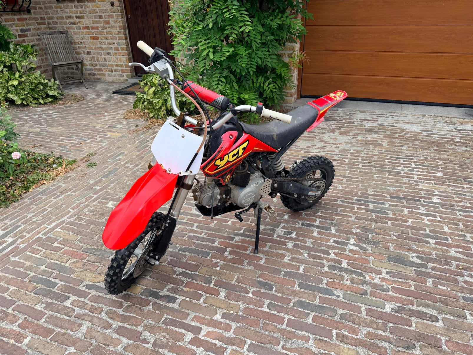 YCF crossmotor 86cc halfautomaat, Ophalen, Zo goed als nieuw