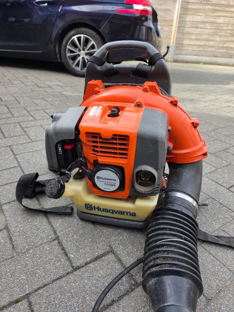 Bladblazer, Ophalen, Benzine, Gebruikt, Ruggedragen