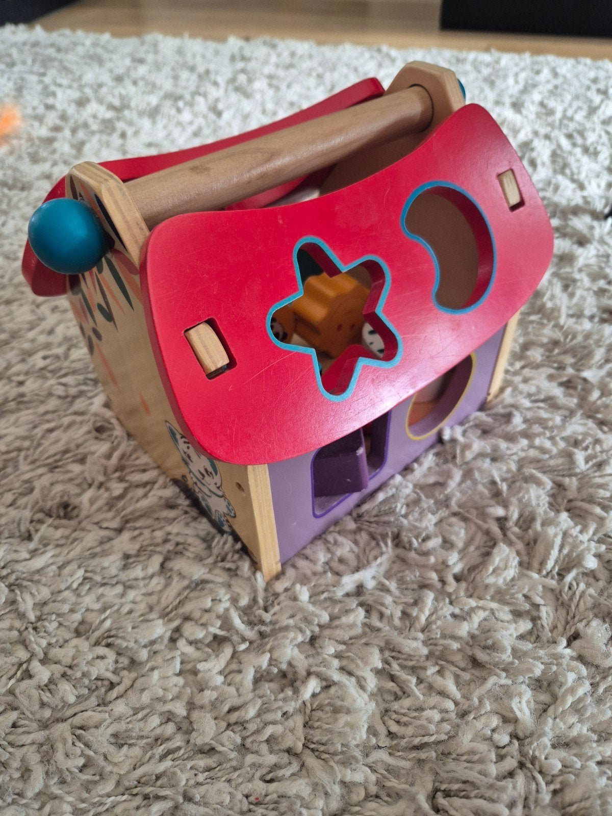 Jouets maison des formes en bois, Enlèvement