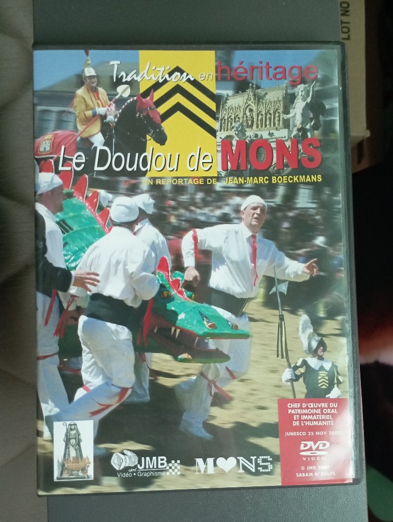Ducasse de Mons doudou dragon DVD 2007  documents présents, Collections, Enlèvement, Neuf, Film, Autres types