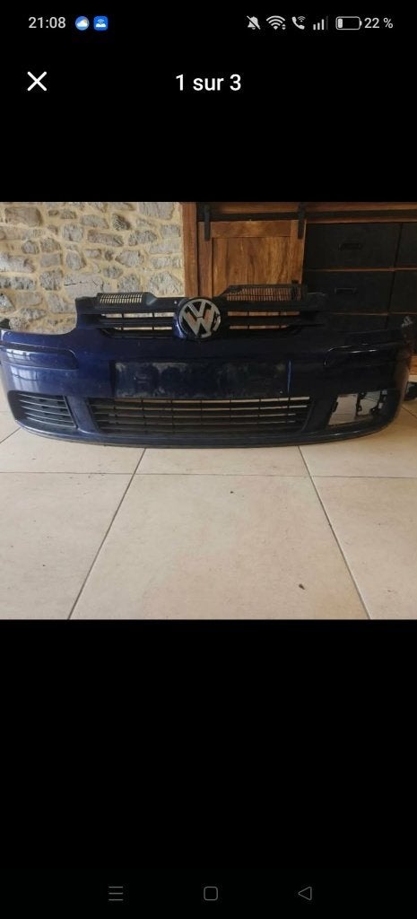 Par choc golf 5 et callandre, Pare-chocs, Volkswagen, Enlèvement, Utilisé